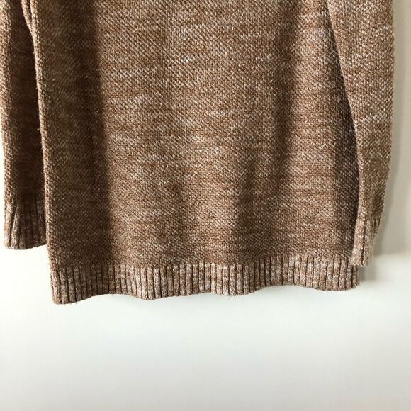 Covet Neutral Brown/White Metallic Speck Sweater - Picture 5 of 10